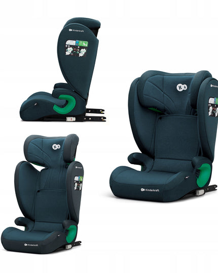 Kinderkraft Automobilinė kėdutė 100-150 cm 15-36 kg ISOFIX JUNIOR FIX i-Size