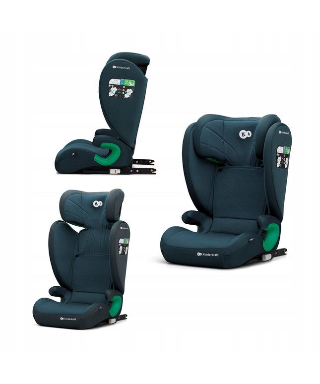 Kinderkraft Automobilinė kėdutė 100-150 cm 15-36 kg ISOFIX JUNIOR FIX i-Size