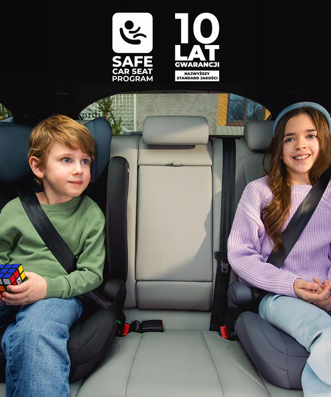 Automobilinė kėdutė 100-150cm 15-36kg I-SPARK i-Size Juoda Kinderkraft