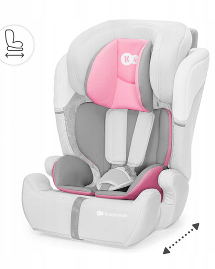 Automobilinė kėdutė 76-150 cm 9-36 kg COMFORT UP I-SIZE Rožinė KINDERKRAFT