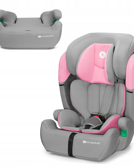 Automobilinė kėdutė 76-150 cm 9-36 kg COMFORT UP I-SIZE Rožinė KINDERKRAFT