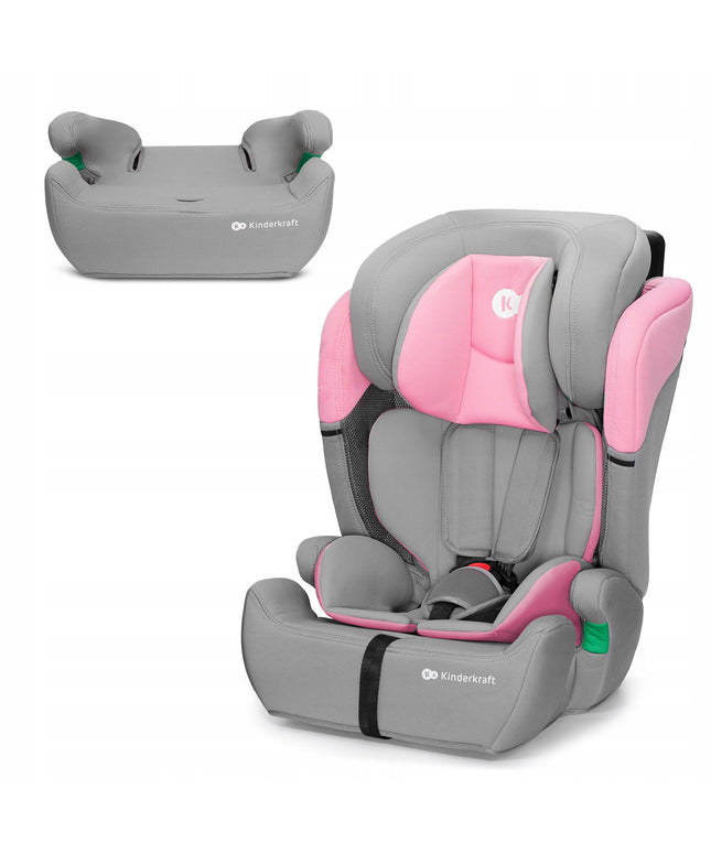 Automobilinė kėdutė 76-150 cm 9-36 kg COMFORT UP I-SIZE Rožinė KINDERKRAFT