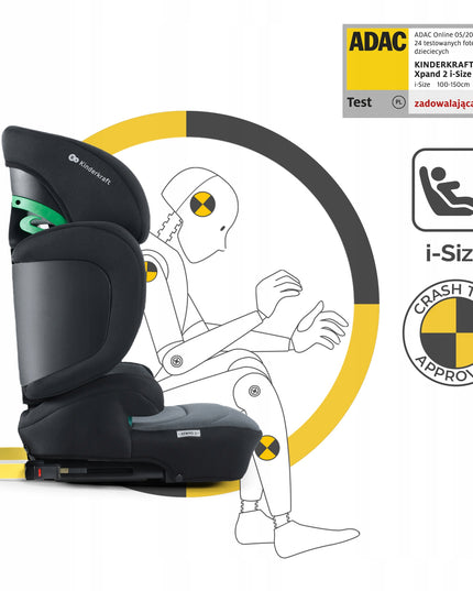 Kinderkraft Automobilinė kėdutė 100-150cm 15-36 kg ISOFIX XPAND 2 i-Size