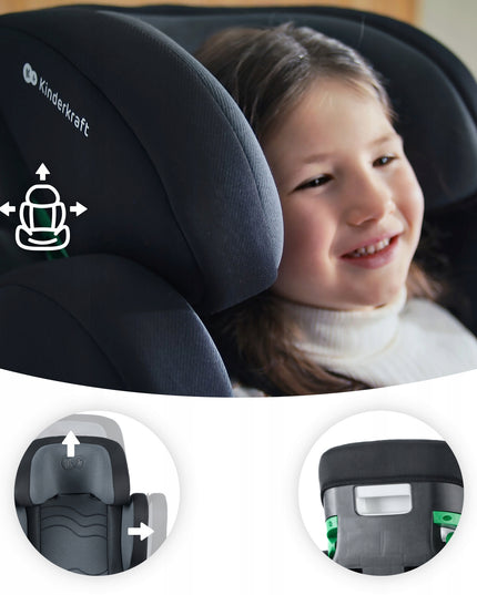 Kinderkraft Automobilinė kėdutė 100-150cm 15-36 kg ISOFIX XPAND 2 i-Size