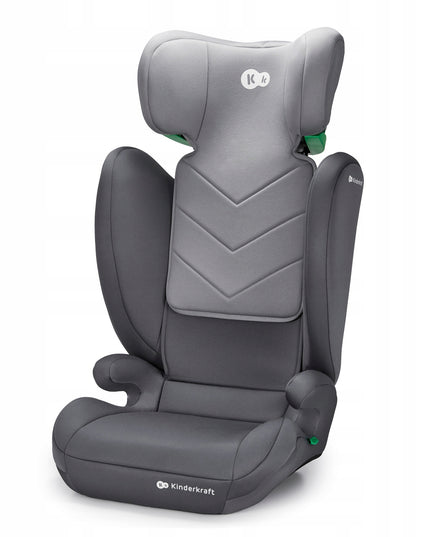Automobilinė kėdutė 100-150cm 15-36kg I-SPARK i-Size Pilkas Kinderkraft