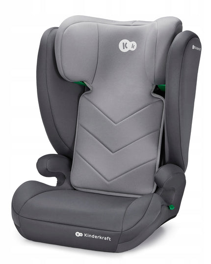 Automobilinė kėdutė 100-150cm 15-36kg I-SPARK i-Size Pilkas Kinderkraft