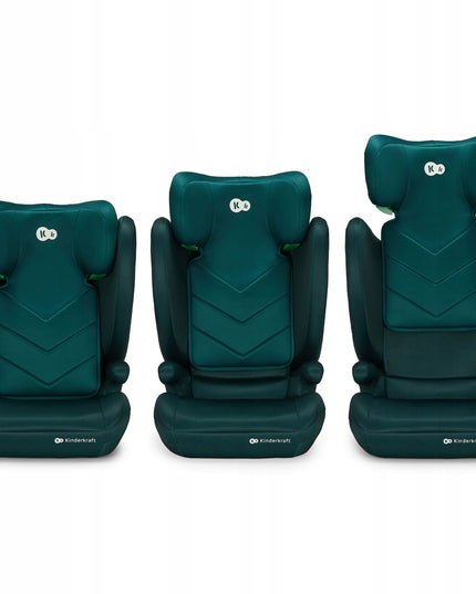 Kinderkraft Automobilinė kėdutė 100-150cm 15-36kg I-SPARK i-Size Žalias