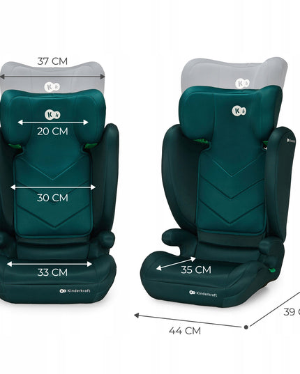 Kinderkraft Automobilinė kėdutė 100-150cm 15-36kg I-SPARK i-Size Žalias