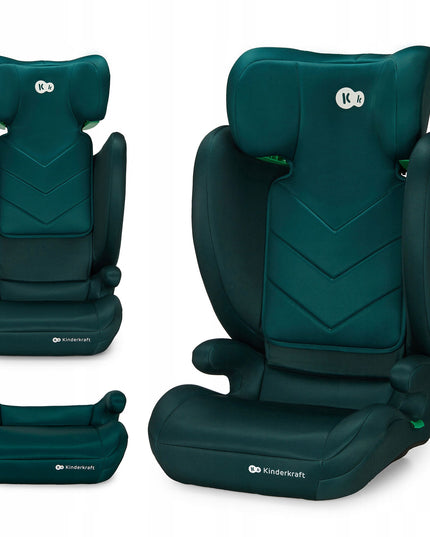 Kinderkraft Automobilinė kėdutė 100-150cm 15-36kg I-SPARK i-Size Žalias