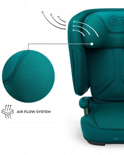 Automobilinė kėdutė 3,5-12 metų, 100-150 cm, 15-36 kg UNITY 2 Žalias Kinderkraft