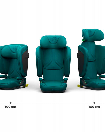Automobilinė kėdutė 3,5-12 metų, 100-150 cm, 15-36 kg UNITY 2 Žalias Kinderkraft