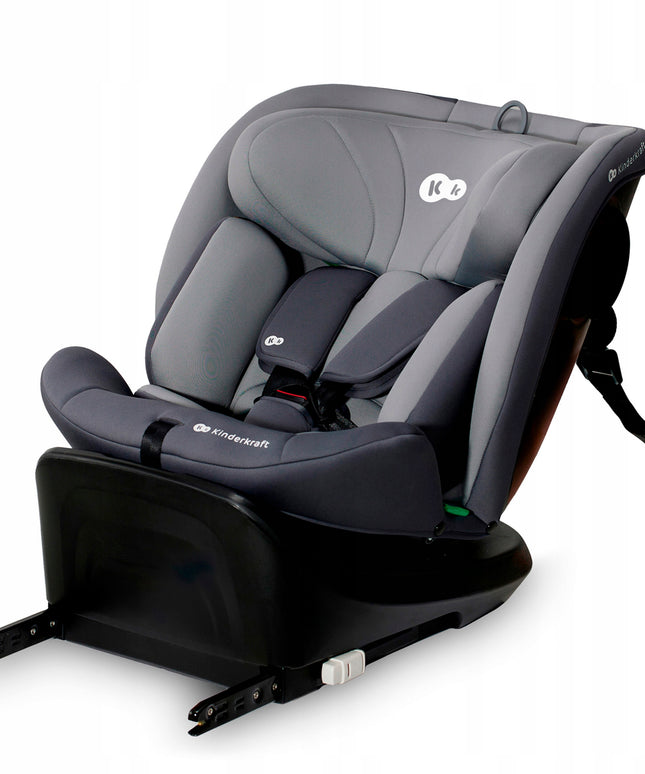 Kinderkraft Vaikiška automobilinė kėdutė 40-150 cm 0-36kg i-Size sukama 360° I-GROW