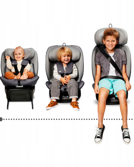Kinderkraft Vaikiška automobilinė kėdutė 40-150 cm 0-36kg i-Size sukama 360° I-GROW