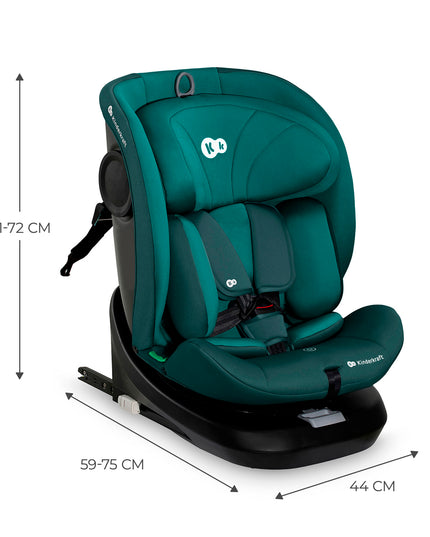 Kinderkraft Vaikiška automobilinė kėdutė 40-150 cm 0-36kg i-Size sukama 360° I-GROW