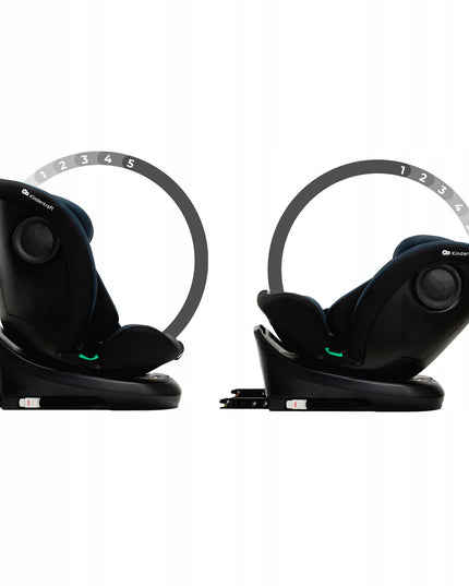 Kinderkraft Vaikiška automobilinė kėdutė 40-150 cm 0-36kg i-Size sukama 360° I-GROW