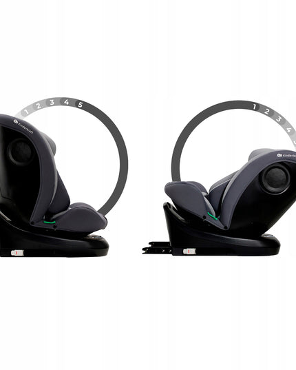 Kinderkraft Vaikiška automobilinė kėdutė 40-150 cm 0-36kg i-Size sukama 360° I-GROW