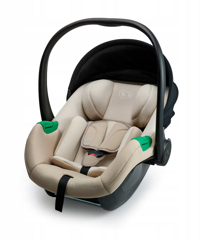 Kinderkraft vaikiška automobilinė kėdutė 40-87cm 0-13kg MINK PRO 2 i-Size smėlio spalvos