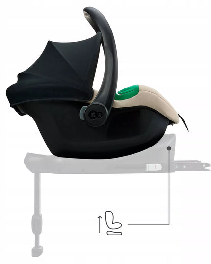Automobilinė kėdutė Kinderkraft 40-87cm 0-13kg MINK PRO 2 i-Size Smėlio spalvos