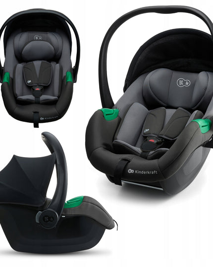 Kinderkraft automobilinė kėdutė 40-87cm 0-13kg MINK PRO 2 i-Size Pilka