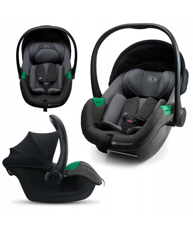 Kinderkraft automobilinė kėdutė 40-87cm 0-13kg MINK PRO 2 i-Size Pilka