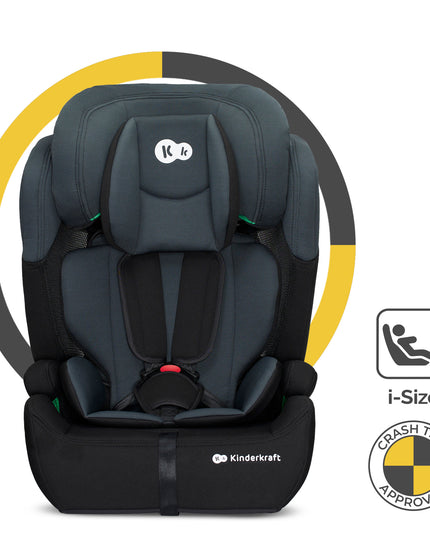 Vaikiška automobilinė kėdutė 76-150 cm 9-36 kg COMFORT UP I-SIZE Juoda Kinderkraft