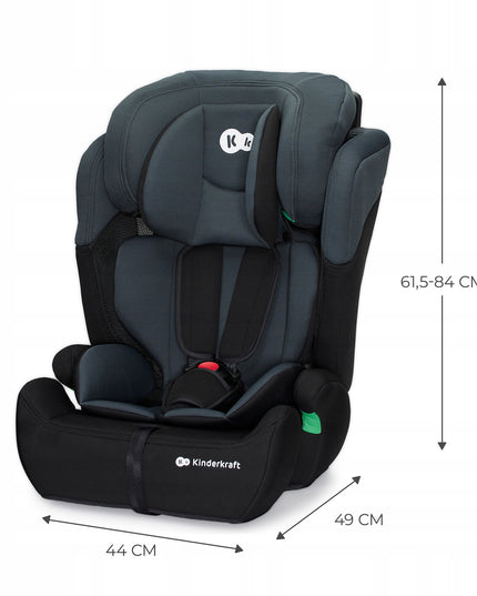 Vaikiška automobilinė kėdutė 76-150 cm 9-36 kg COMFORT UP I-SIZE Juoda Kinderkraft