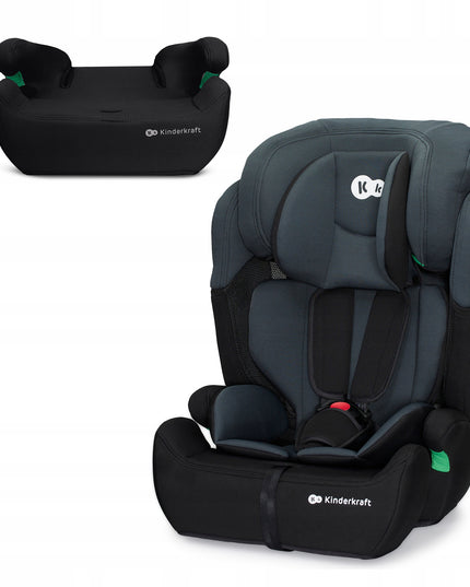 Vaikiška automobilinė kėdutė 76-150 cm 9-36 kg COMFORT UP I-SIZE Juoda Kinderkraft