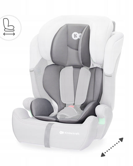 Kinderkraft Vaikiška automobilinė kėdutė 76-150 cm 9-36 kg COMFORT UP I-SIZE Pilka
