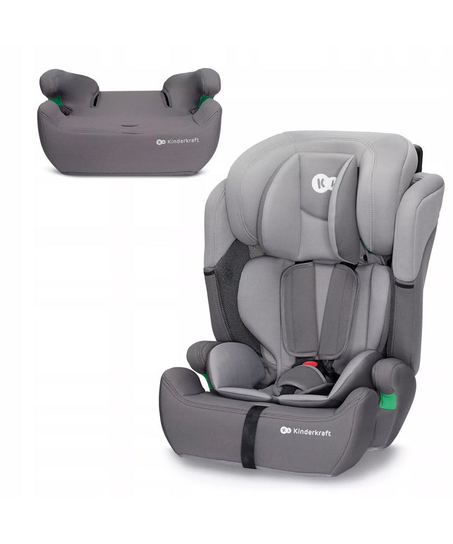 Automobilinė kėdutė Kinderkraft COMFORT UP i-Size 76-150 cm / 9-36 kg, pilka