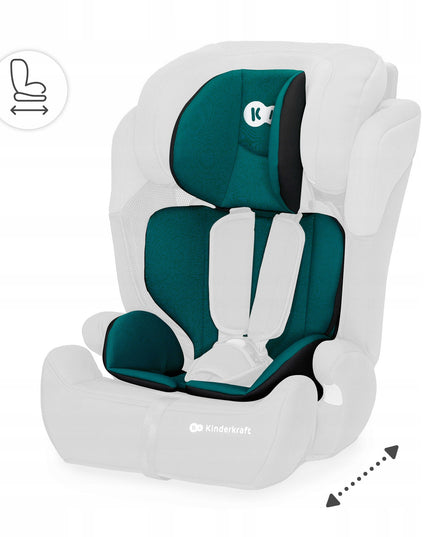 Vaikiška automobilinė kėdutė 76-150 cm 9-36 kg COMFORT UP I-SIZE Žalias Kinderkraft