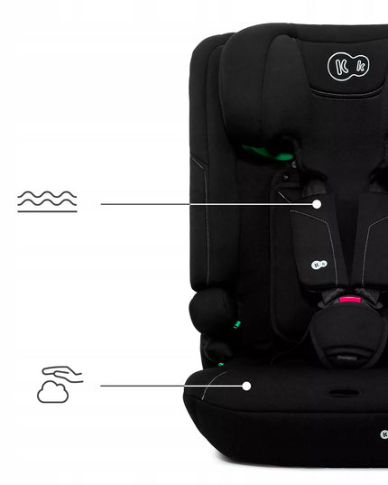 Kinderkraft automobilinė kėdutė 76-150 cm 9-36 kg I-COMFY i-Size juoda