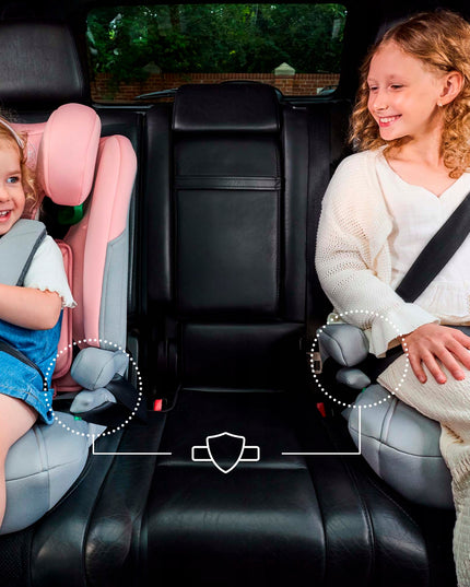Kinderkraft vaikiška automobilinė kėdutė 76-150 cm 9-36 kg I-COMFY i-Size Rožinė