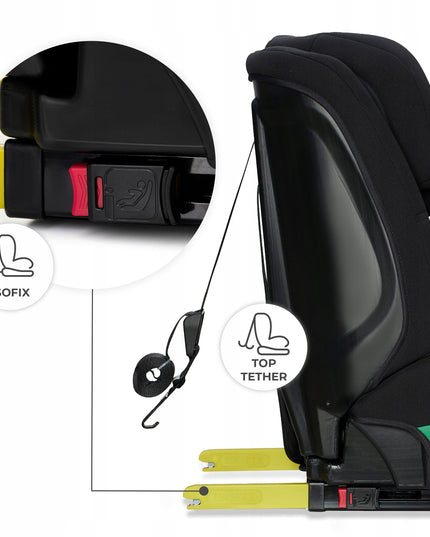 Kinderkraft Automobilinė kėdutė 76-150 cm 9-36 kg ISOFIX SAFETY-FIX i-Size