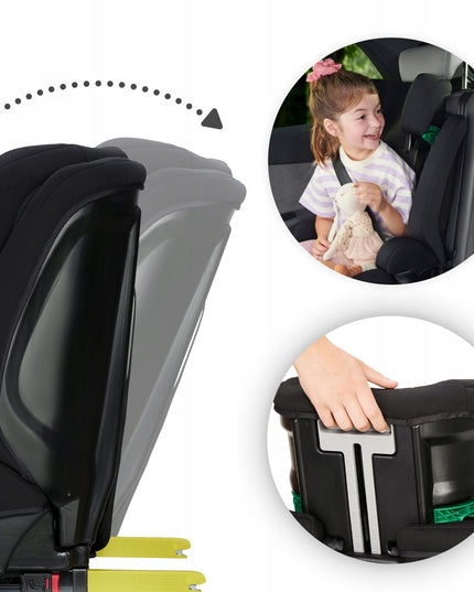 Kinderkraft Automobilinė kėdutė 76-150 cm 9-36 kg ISOFIX SAFETY-FIX i-Size