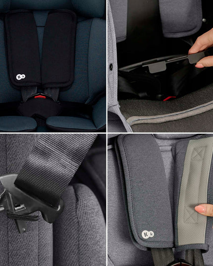 Vaikiška kėdutė 76-150cm 9-36kg ISOFIX ONETO3 i-Size Juodas Kinderkraft