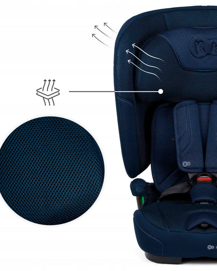 Kinderkraft Vaikiška kėdutė ISOFIX 76-150 cm 9-36kg FIX2GO i-Size
