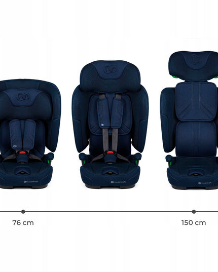 Kinderkraft Vaikiška kėdutė ISOFIX 76-150 cm 9-36kg FIX2GO i-Size