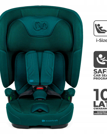 Kinderkraft Vaikiška kėdutė ISOFIX 76-150cm 9-36kg FIX2GO i-Size