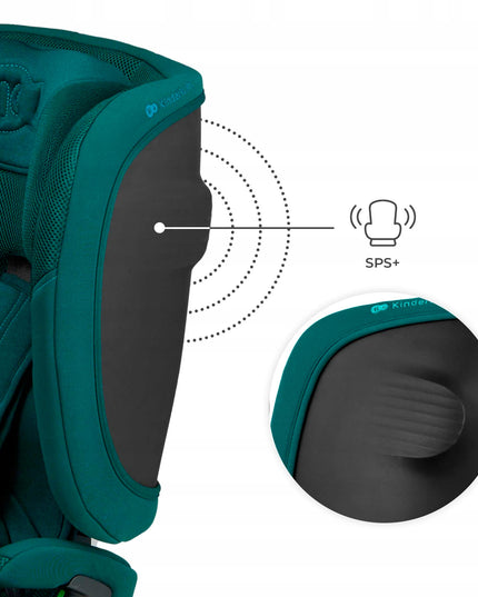 Kinderkraft Vaikiška kėdutė ISOFIX 76-150cm 9-36kg FIX2GO i-Size