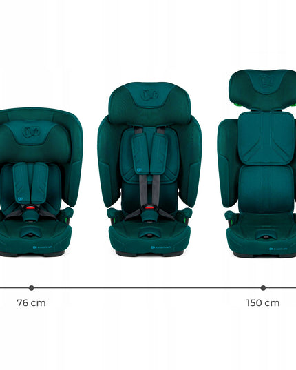 Kinderkraft Vaikiška kėdutė ISOFIX 76-150cm 9-36kg FIX2GO i-Size