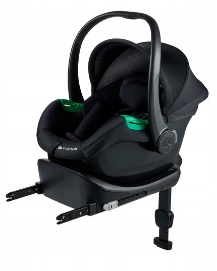 Kinderkraft Automobilinė kėdutė su baze 40-87 cm MINK PRO 2 i-Size Juoda