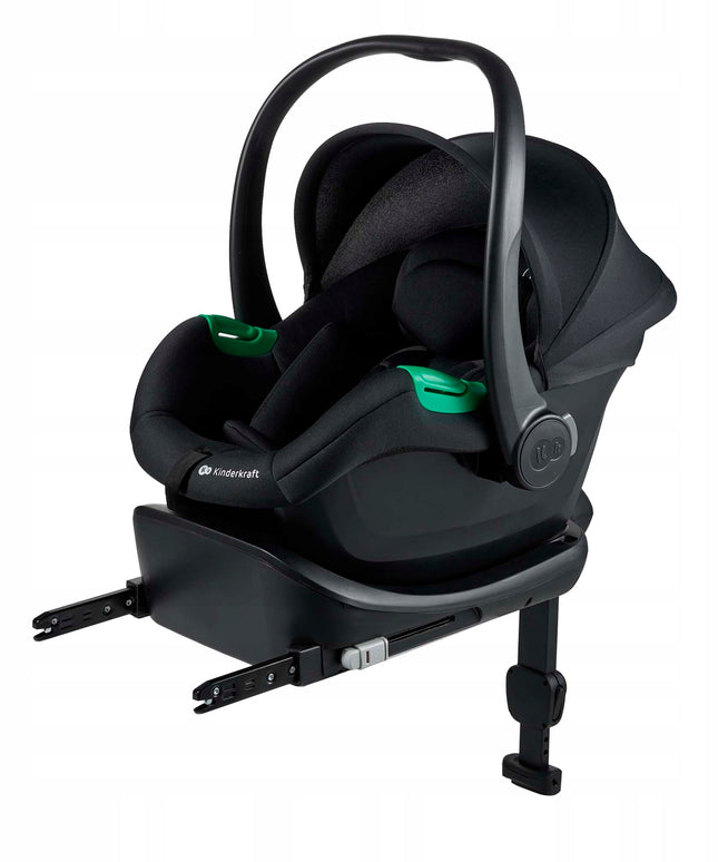 Kinderkraft Automobilinė kėdutė su baze 40-87 cm MINK PRO 2 i-Size Juoda