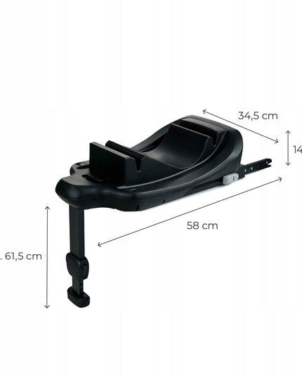 Kinderkraft Automobilinė kėdutė su baze 40-87 cm MINK PRO 2 i-Size Juoda