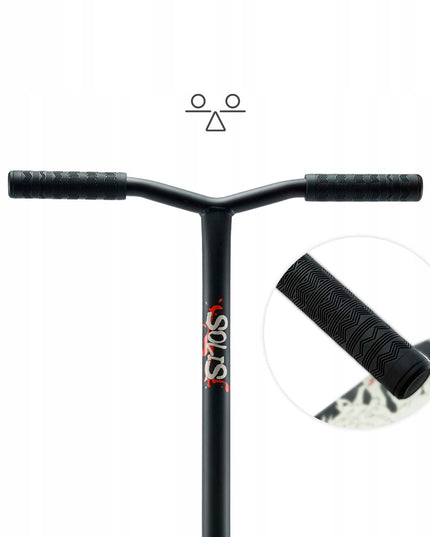 Kinderkraft Miesto paspirtukas, tvirtas iki 100 kg, lengvas SOLIS Juodas