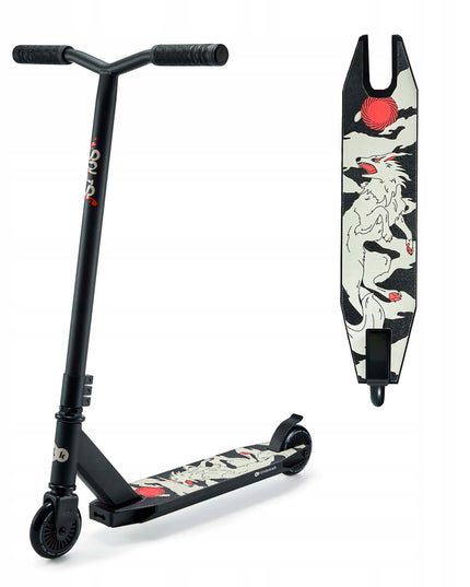 Kinderkraft Miesto paspirtukas, tvirtas iki 100 kg, lengvas SOLIS Juodas