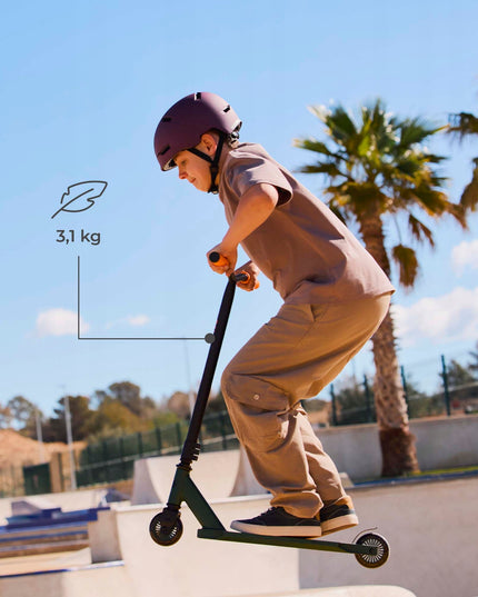 Kinderkraft Riedis miesto "SOLIS", tvirtas iki 100kg, lengvas, žalias