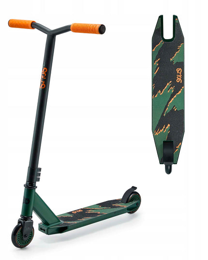 Kinderkraft Riedis miesto "SOLIS", tvirtas iki 100kg, lengvas, žalias