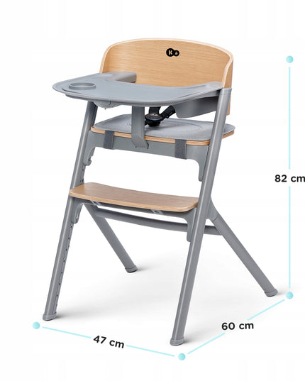 Kinderkraft Kėdutė maitinimui 3in1 110 kg LIVY Pilka