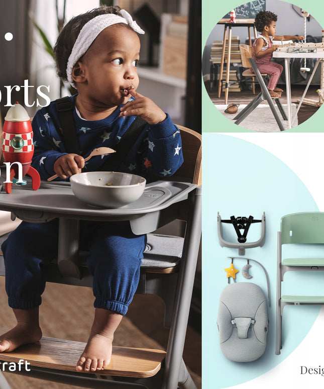 Kinderkraft 4in1 Vaikutis Maitinimo Kėdutė LIVY Supynėlė CALMEE Žalia