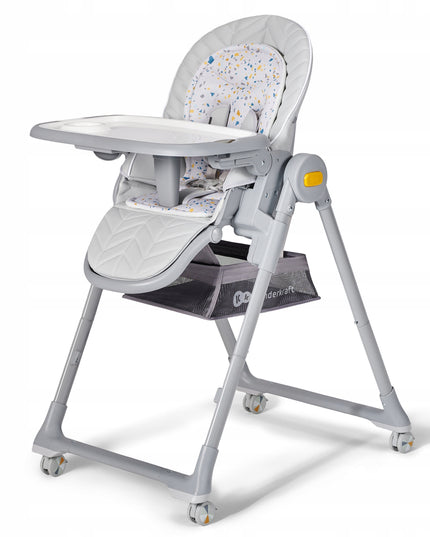 Kinderkraft Maitinimo kėdutė-gultukas 2in1 nuo 0-3 metų LASTREE Pilka